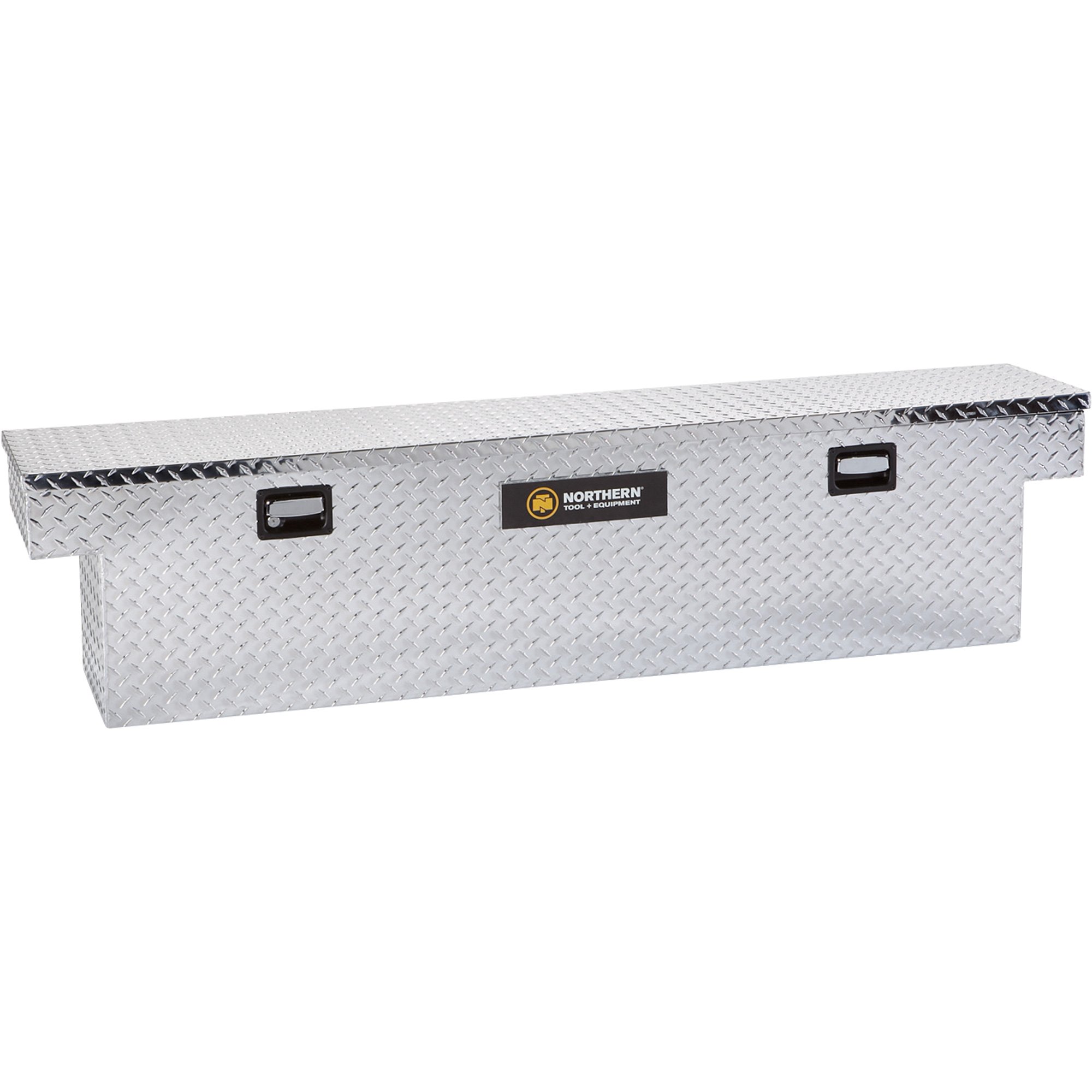 Northern Tool + Equipment Single-Lid Crossbed Truck Box — 69in., Standard Aluminum